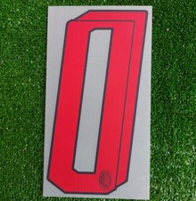 NUMERO 0 PER MAGLIA MILAN