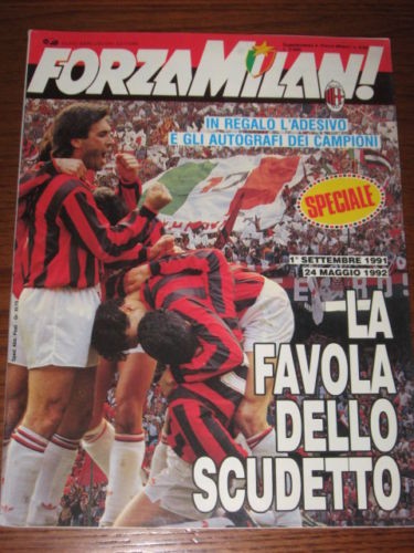 Forza milan 1992 speciale - forza, 1992/6