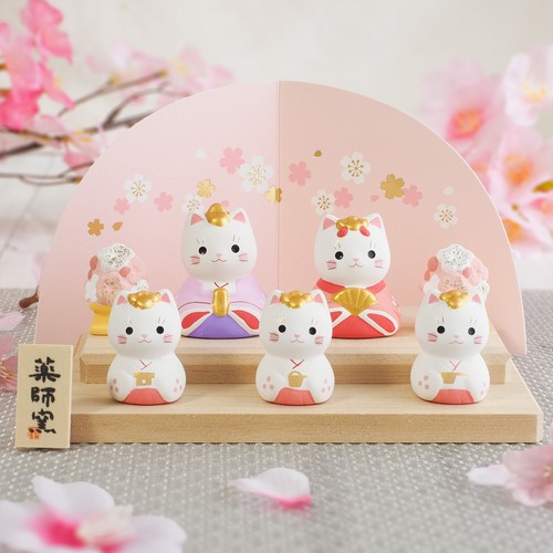 Bambole giapponesi cat hina - cat, x5