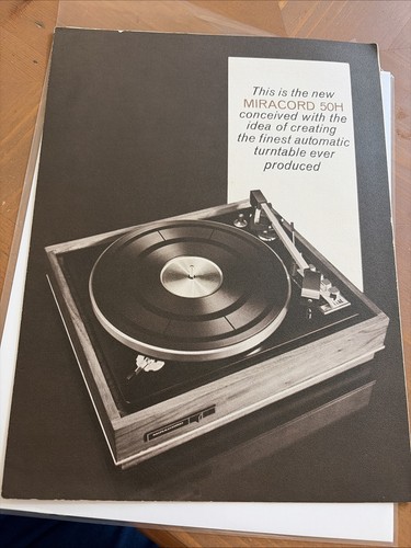 Brochure giradischi miracord - brochure,