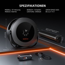 Riscaldatore per tenda da