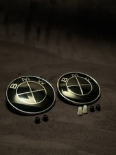 Set emblema BMW nero -