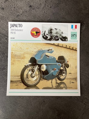Carte fiche moto collection - carte,