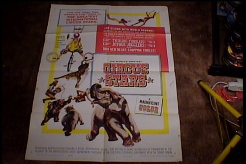 Circus stars poster - circus, film