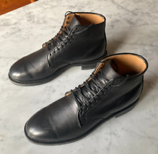 Viberg Derby Boots Black Calf Leather 2020 Last Size 8 UK