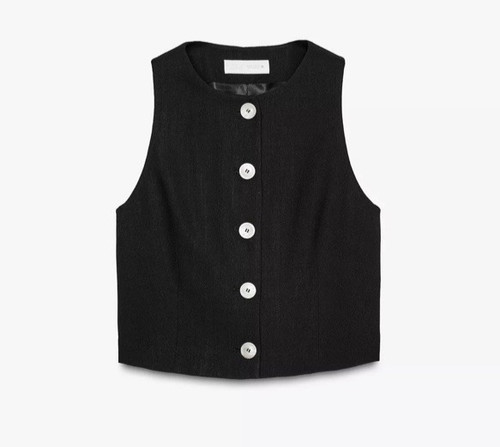 Gilet zara nero - nero, con