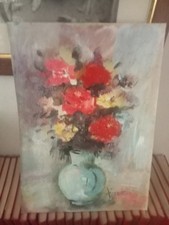 Oil paintings on cardboard