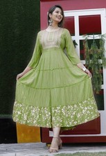 Abito da donna indiano verde