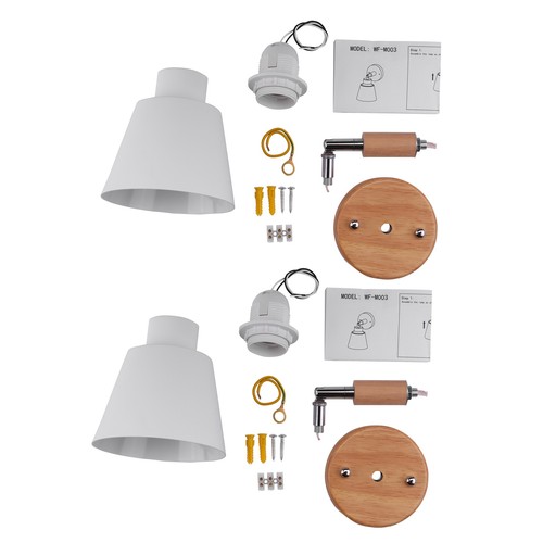 Appliques murales bois - 2x,