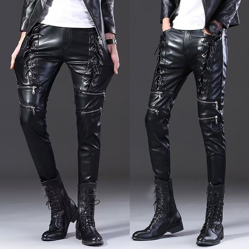 Pantalone uomo slim moto