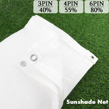 Rete Parasole Bianca Giardino Rete Ombreggiante 40~80% Piante Parasole Balcone