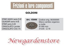 Disco cambio 15999 frizione