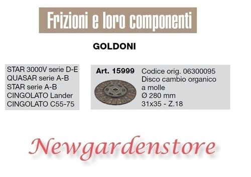 Disco cambio 15999 frizione