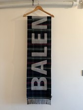 SCIARPA TARTAN BALENCIAGA 100%