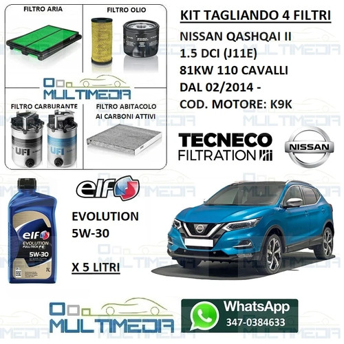 Kit tagliando filtri - kit, +