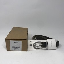 Zara Origins Cintura in Pelle Lavata, Uomo Taglia 38 - Verde Cachi