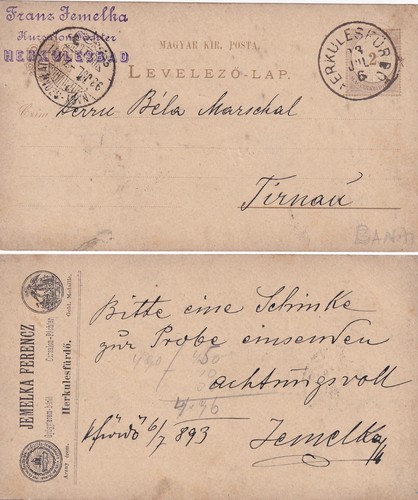 1893 romania scheda - romania,