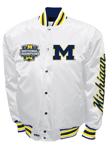 Giacca raso bianco michigan - giacca,