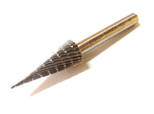 Fresa rotativa hss - conica, per