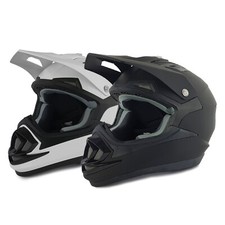 CASCO MOTOCROSS ADULTO BIANCO