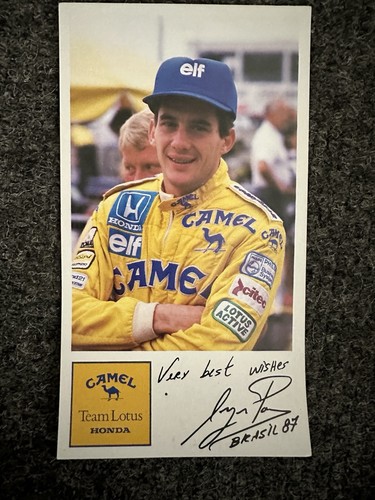 Ayrton senna camel team lotus - team,