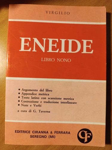 Virgilio eneide libro ix - eneide,