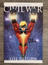 Guerra Civile: Il Ritorno #1 (2007) Variante Copertina Firmata da Mark Millar