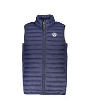NORTH SAILS Giubbotto Smanicato Gilet Blu Navy  Logo Uomo Tg 2XL