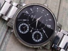 WATCH MAREA 54064 OVERSIZE - MOVEMENT TRIPLE TIME - 3 TIME ZONES - TRE OROLOGI