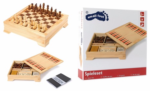 Scatola legno con - in,