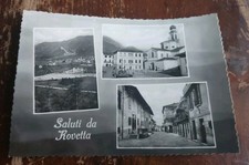 CARTOLINA D'EPOCA PROVINCIA BERGAMO ROVETTA VALLE SERIANA SALUTI DA 3 VEDUTINE 