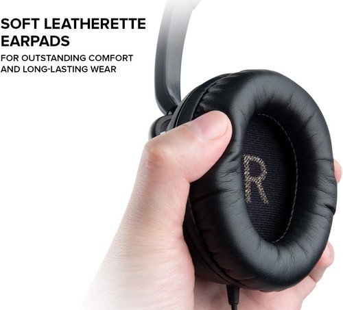 Cuffie over ear - over-ear, nere