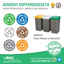 Adesivi raccolta differenziata - adesivi,