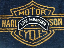 Harley-Davidson toppa patch Life Member Harley Owners Group HOG
