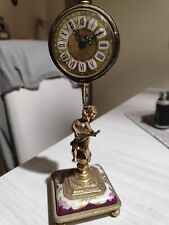 Vintage Miniature ACF West German Cherub Decorative Alarm Clock