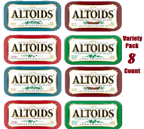 Altoids curiously strong - curiously,