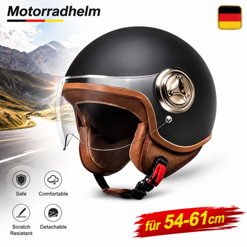 Casco moto jet vintage - casco,