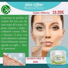 Skin Lifter Originale, Crema Idratante Antirughe Antietà 100% naturale