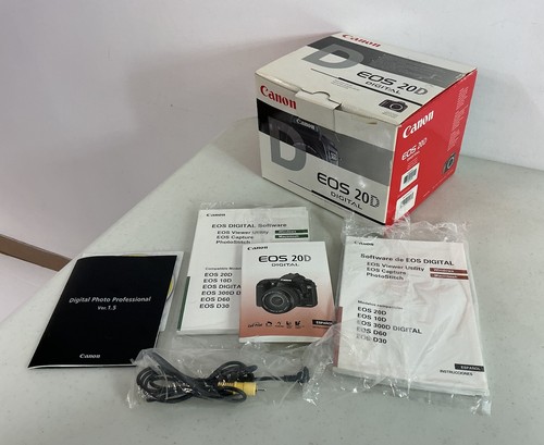 Canon eos 20d digital box - 20d,