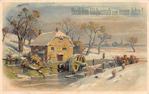 Mulino acqua auguri per il - acqua,