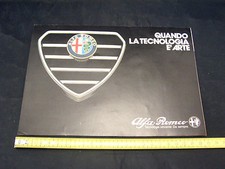 ALFA ROMEO GAMMA ALFETTA ALFASUD SPIDER  NUOVO ORIGINALE PROMO PROSPEKT BROCHURE