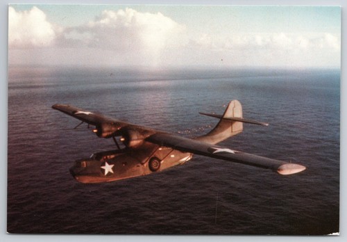 Cartolina idrovolante navy - cartolina,