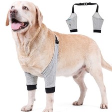 Dog Elbow Protector Front Leg Sleeve Adjustable Injury Recovery Protective Brace