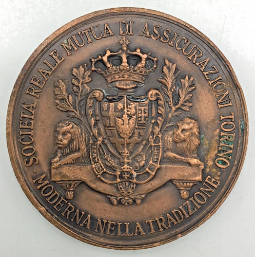 Medaglia società reale mutua - reale,