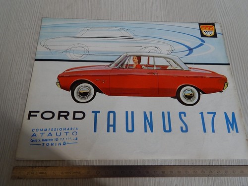 Brochure originale ford taunus - brochure,