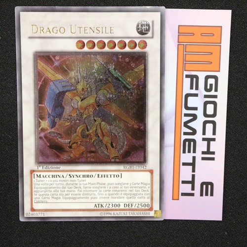 Drago utensile yugioh rara - yugioh,