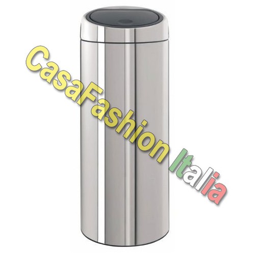 Pattumiera touch inox - inox, 30