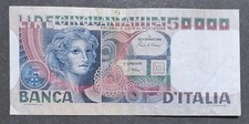 50000 LIRE VOLTO DI DONNA