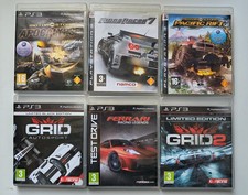 Lot 6 jeux PS3 voiture course Ferrari -Grid très bon état Playstation