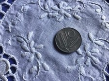 Rara moneta 10 Lire del 1973 - Repubblica Italiana - Spiga/Aratro